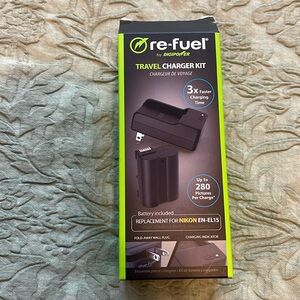 Refuel travel charger kit for Nikon